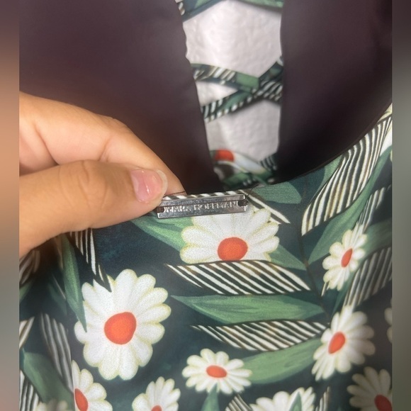 Mara Hoffman Standard Lattice One Piece Swimsuit - Picture 6 of 7